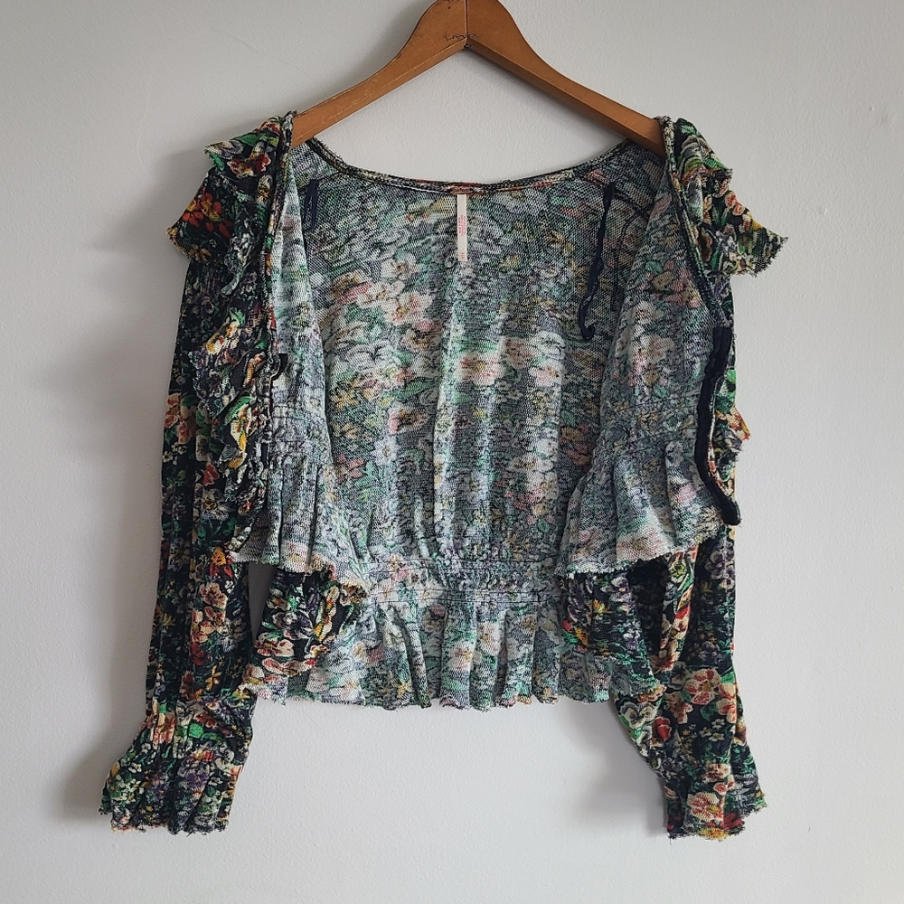 Free People Rudi Ruffle Top - Picture 3 of 8